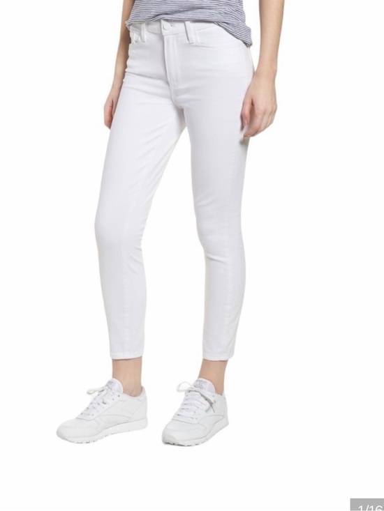 Denim - PAIGE Hoxton Ankle Jeans – Crisp White – 28- High Rise/Ankle MSRP $228